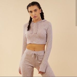 Gymshark slounge cropped hoodie